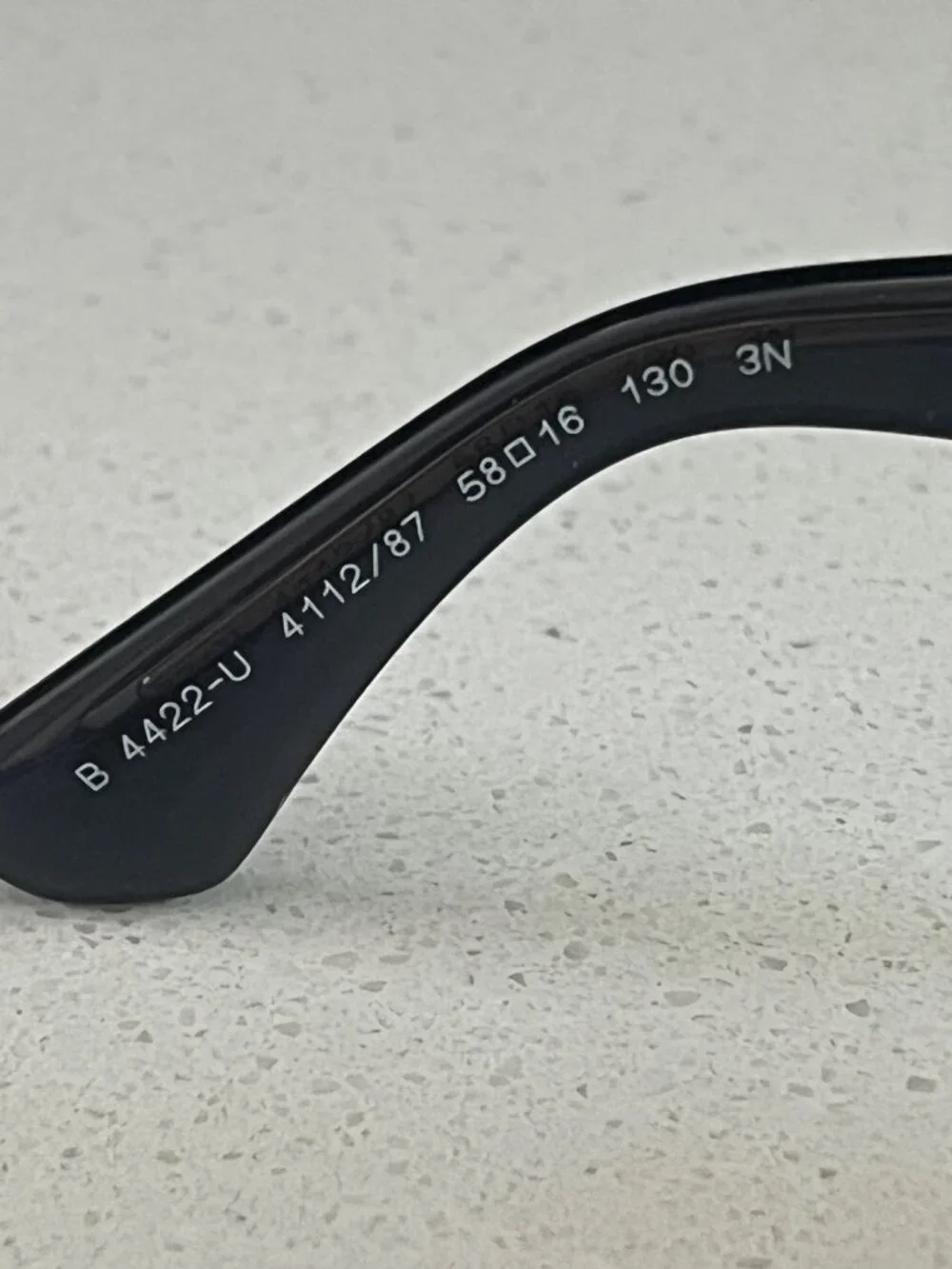 Burberry BE4422U cat eye black sunglasses